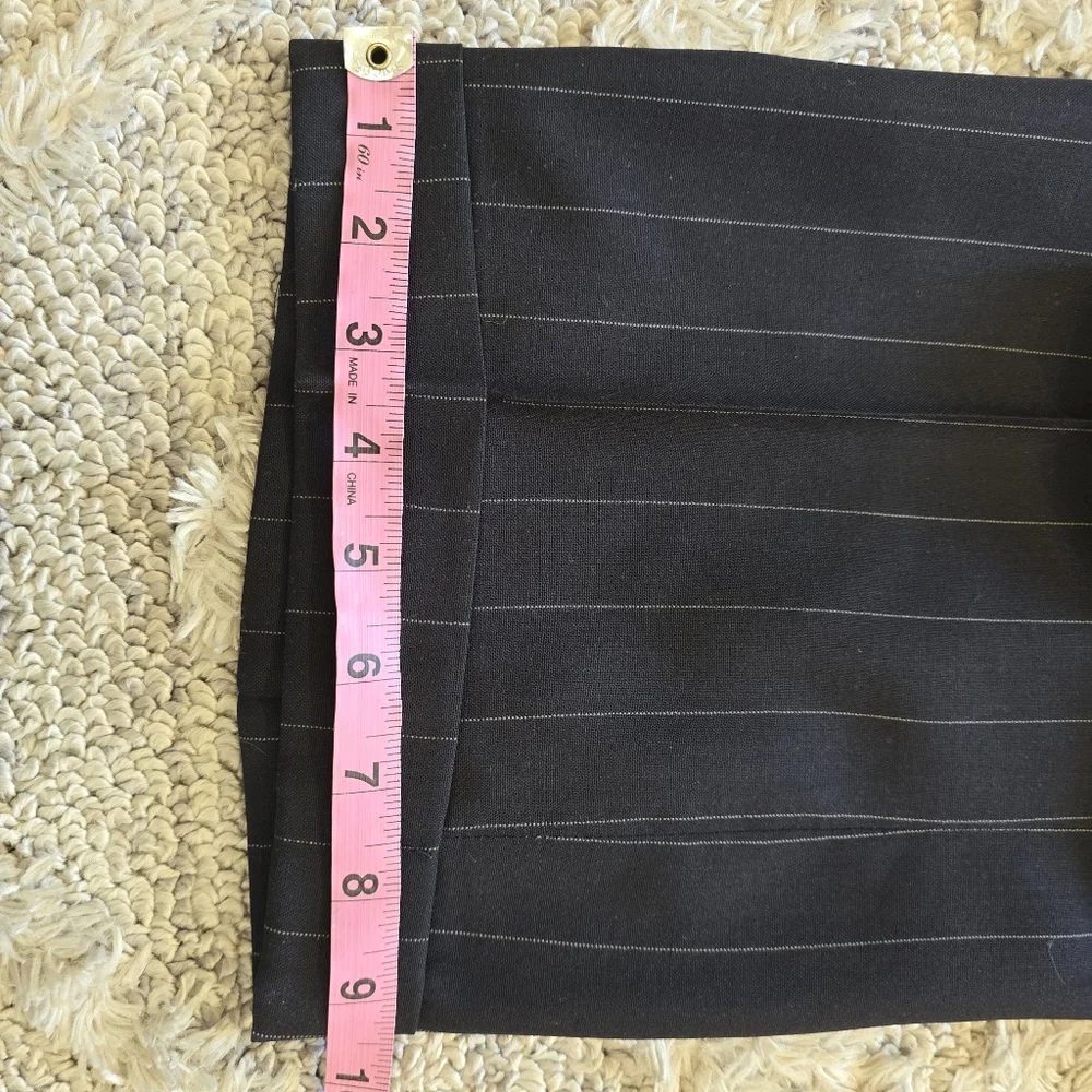 VTG Brooks Brothers Suit Mens 44L Navy Blue Pinstripe 2 Button Wool Pants 40x28